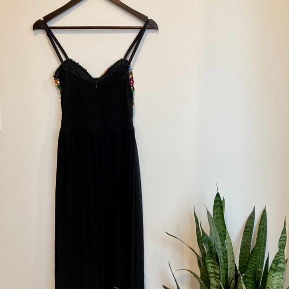 Urban Outfitter Sparkle Midi Dress - Picture 2 of 3